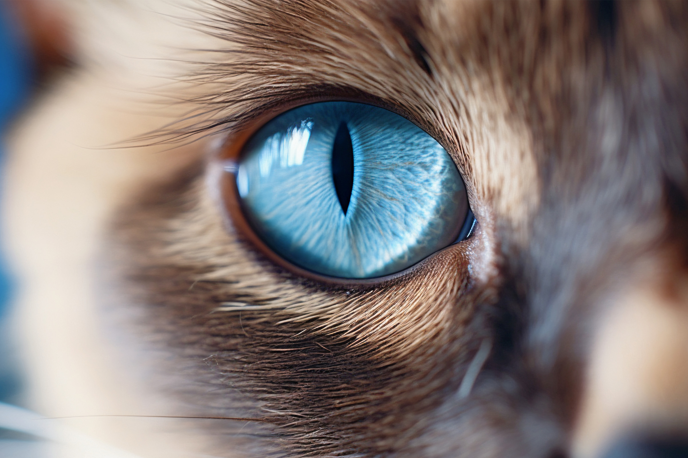 Vitrektomi için kedi göz sağlığı muayenesi